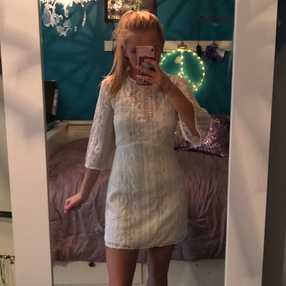 Cream Boho Dress!